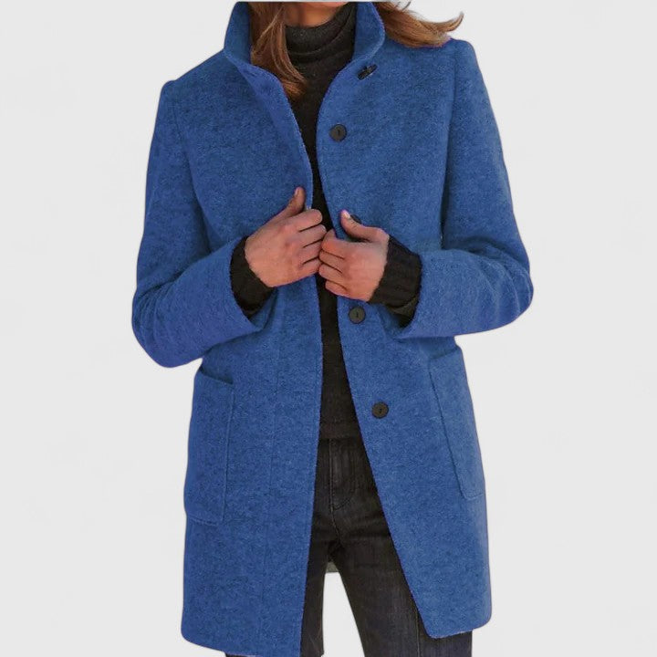 Elena | Classic Wool Blend Coat
