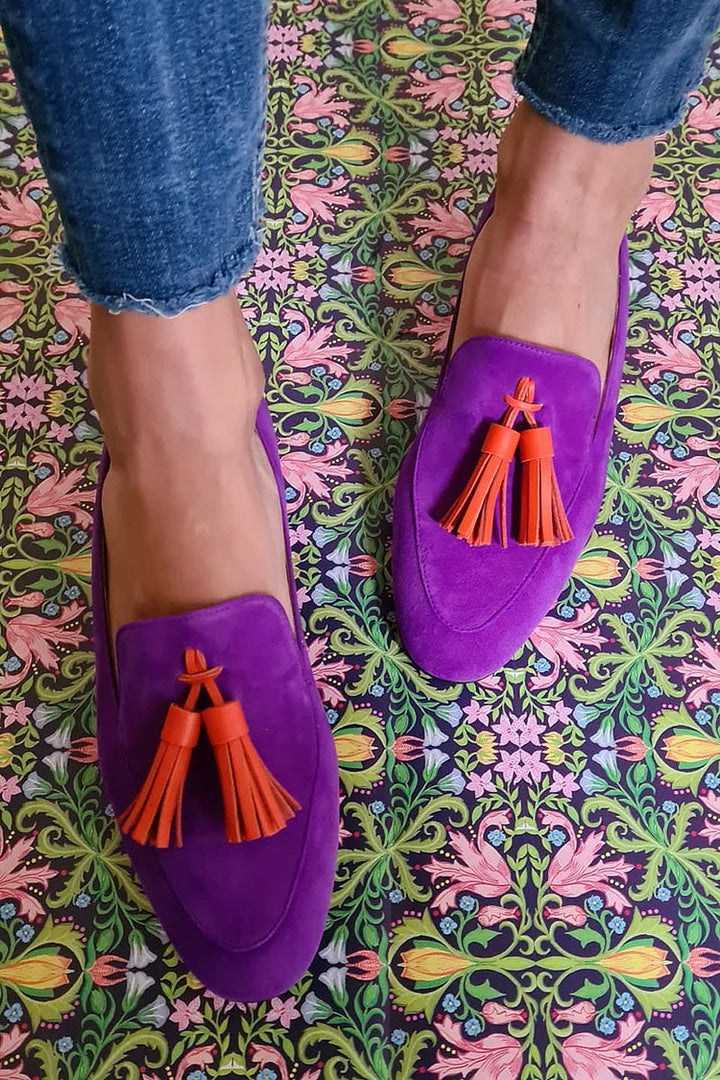 Veerle | Suede Slip-On Loafers