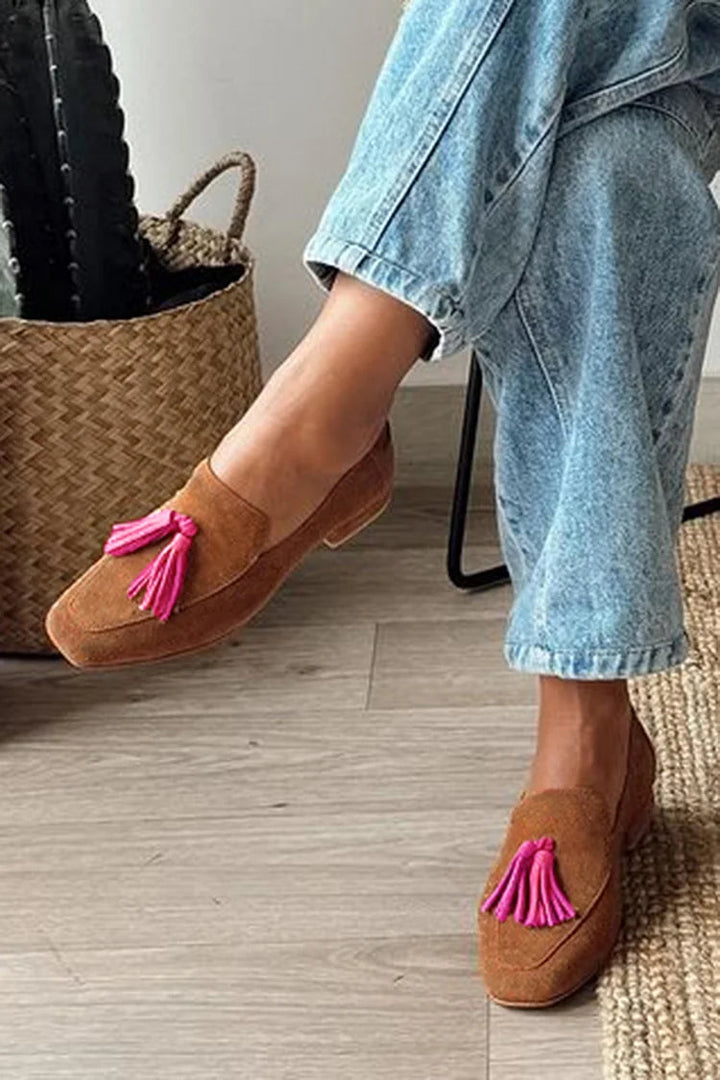 Monique | Brown Leather Loafers