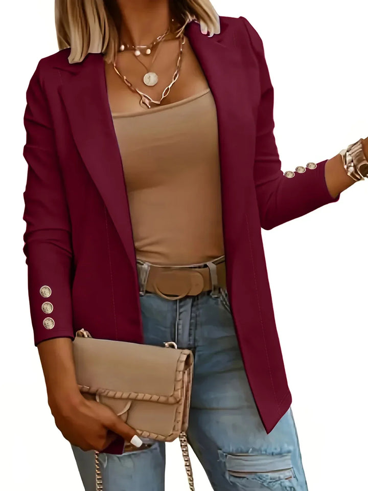 Emma | Chic Open Front Jacket