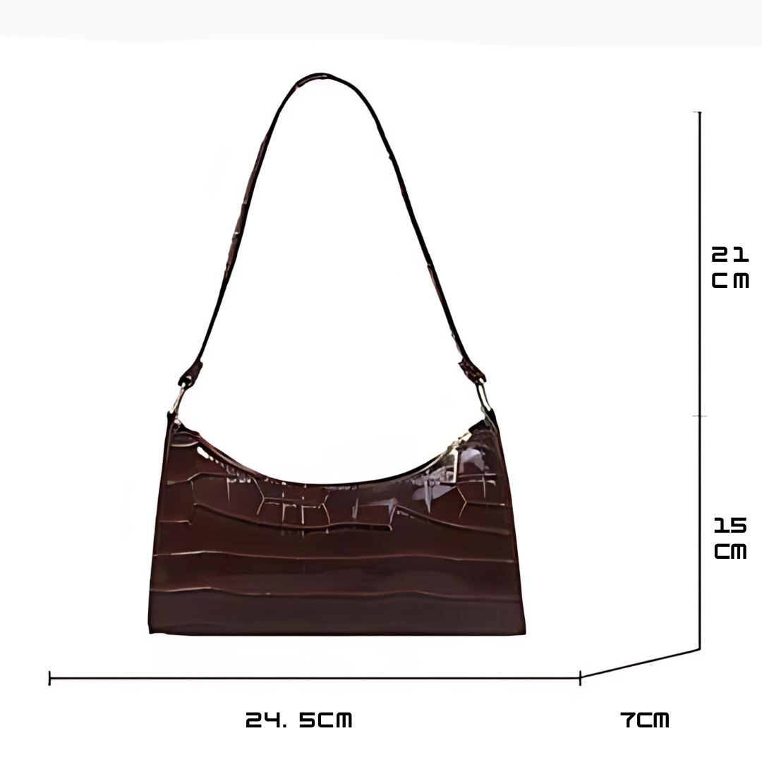 Annie | Glossy Leather Handbag