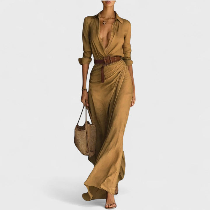 Nirelle - Wrap Dress with Waist Belt