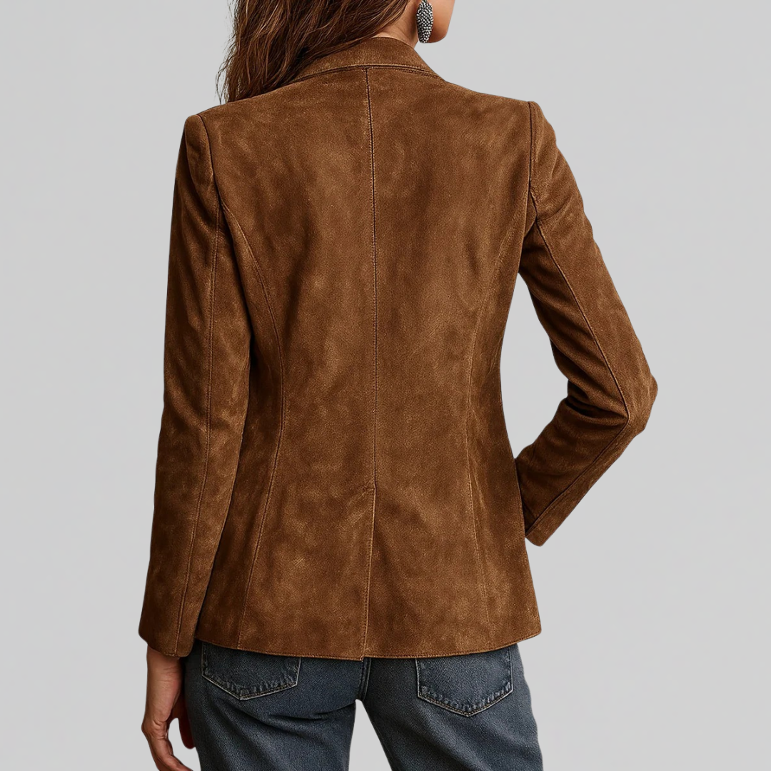 Avah | Luxurious Suede-Feel Blazer