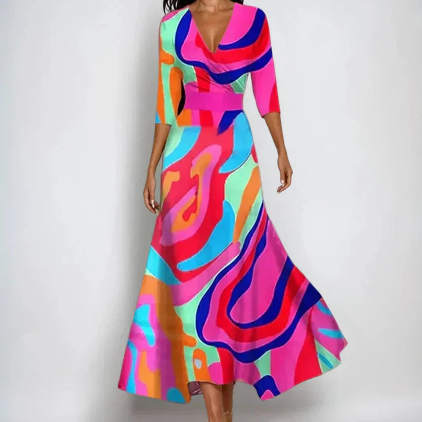 Mavis |  Luxury Floral Dress