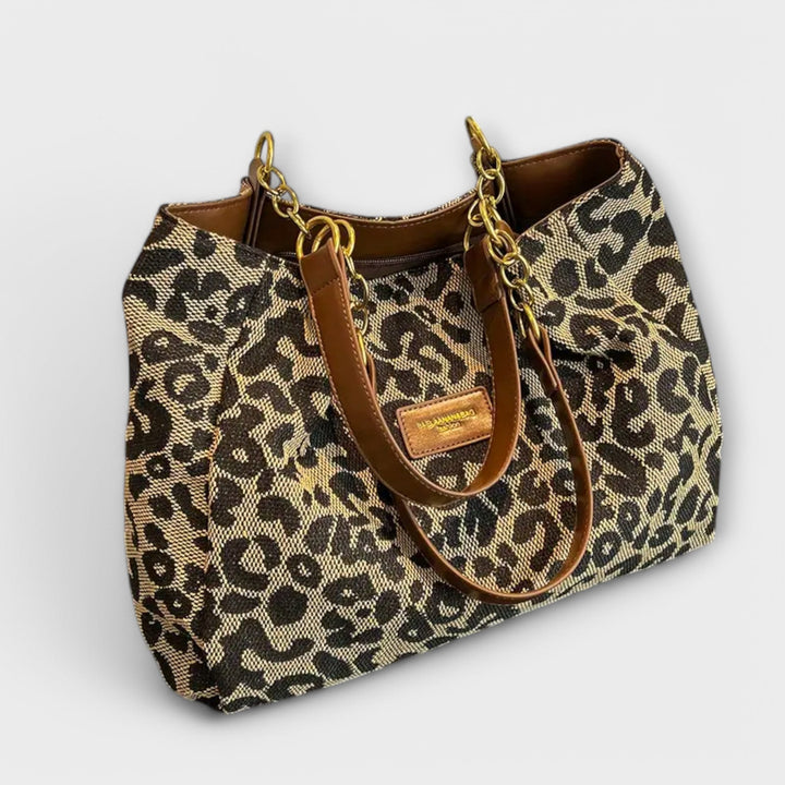 Pauline |  Leopard Canvas Tote