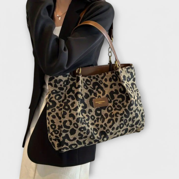 Pauline |  Leopard Canvas Tote