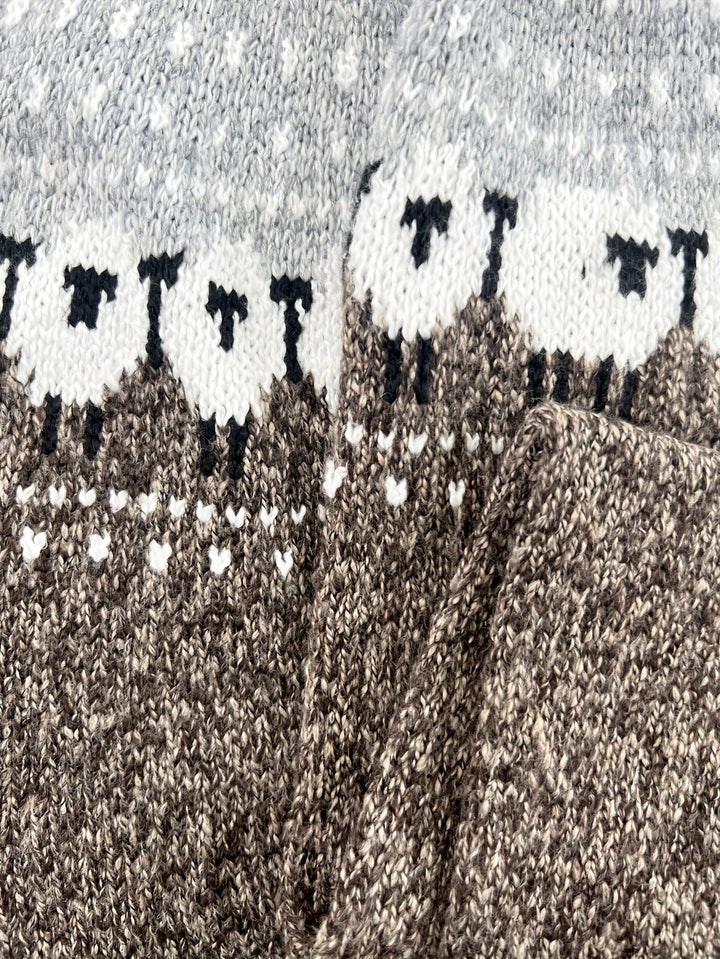 NORDIC™ | Stylish Winter Sweater Featuring Sheep Jacquard Design