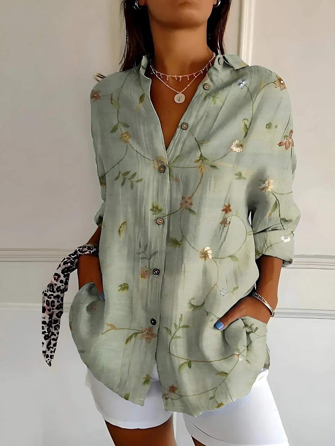 Viana | Blooming Wave Blouse