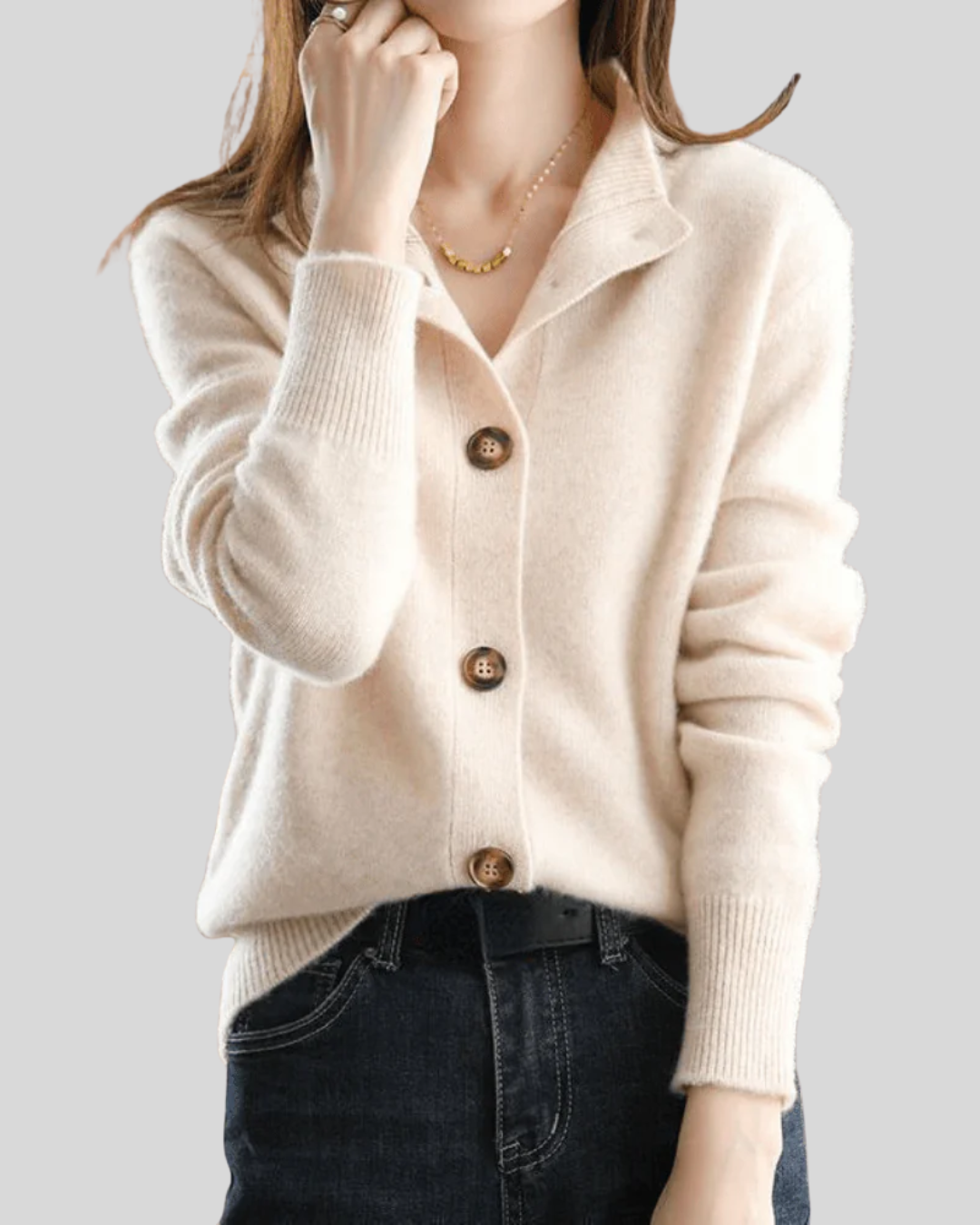 Claire | Vintage-Inspired Cashmere Cardigan