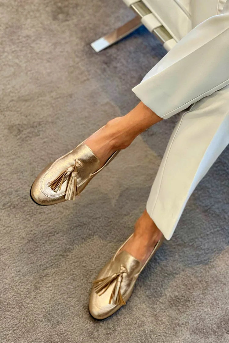 Beatrice | Shimmering Metallic Heels