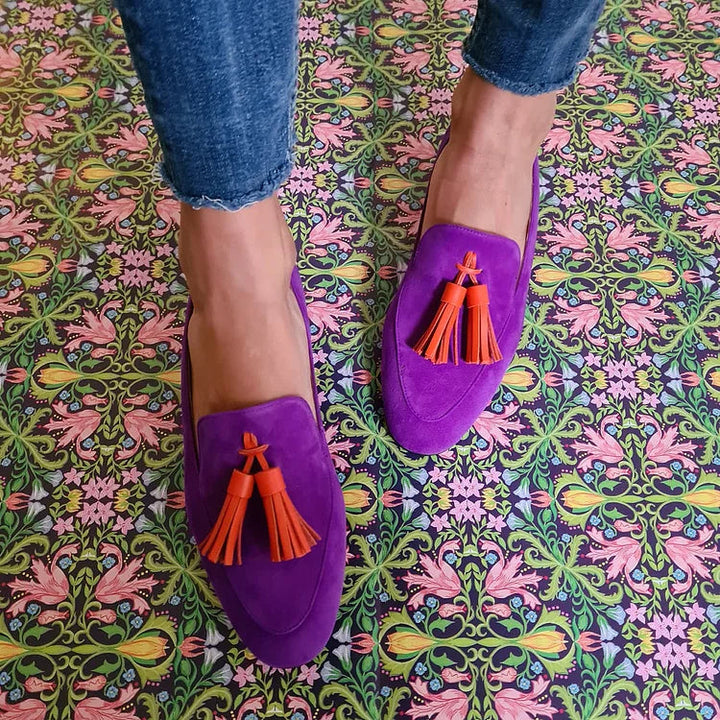 Veerle | Suede Slip-On Loafers