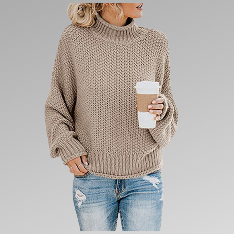 Olivia | High-Collared Sweater