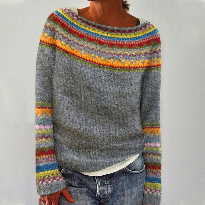 Elyse | Retro-Style Wool Sweater