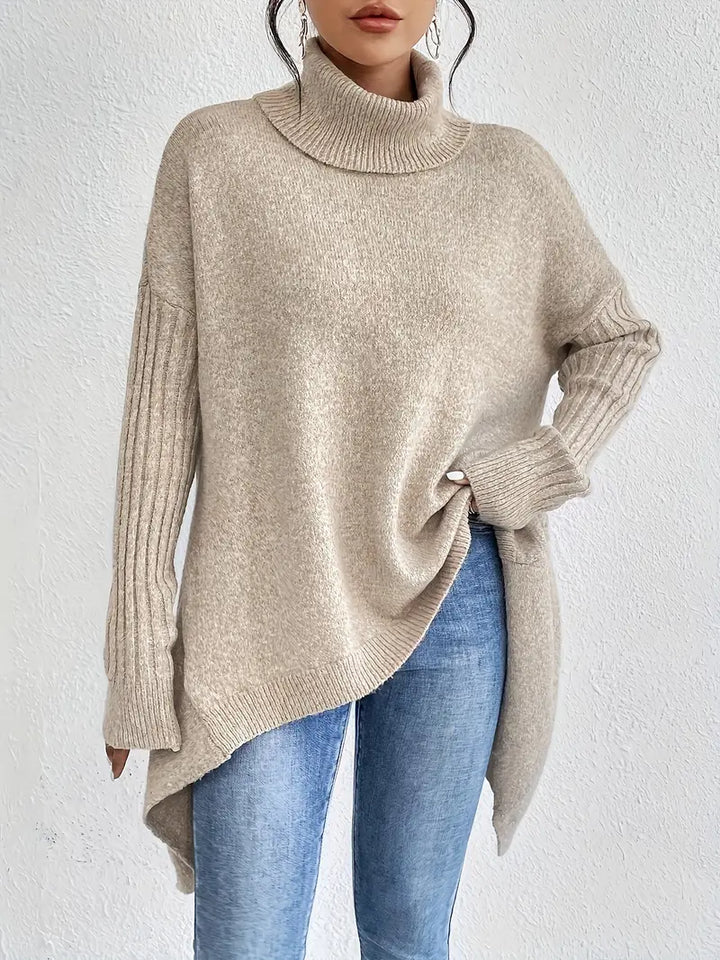 Mila | High Neck Sweater with Loose Fit