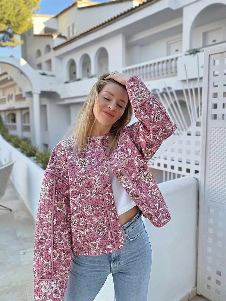 Nicole | Trendy Printed Jacket