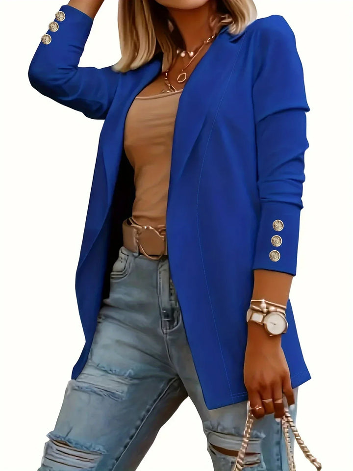 Emma | Chic Open Front Jacket