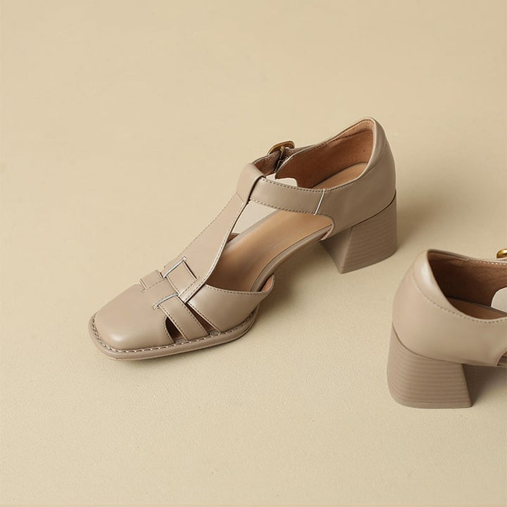 Annie | Square-Toed Sandals