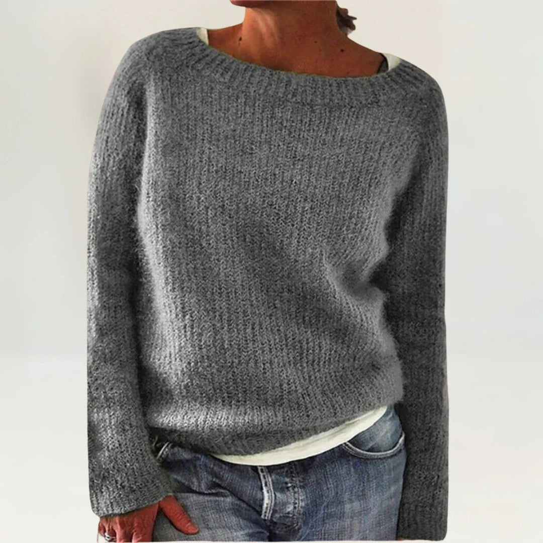 Diana | Gray Cozy Sweater