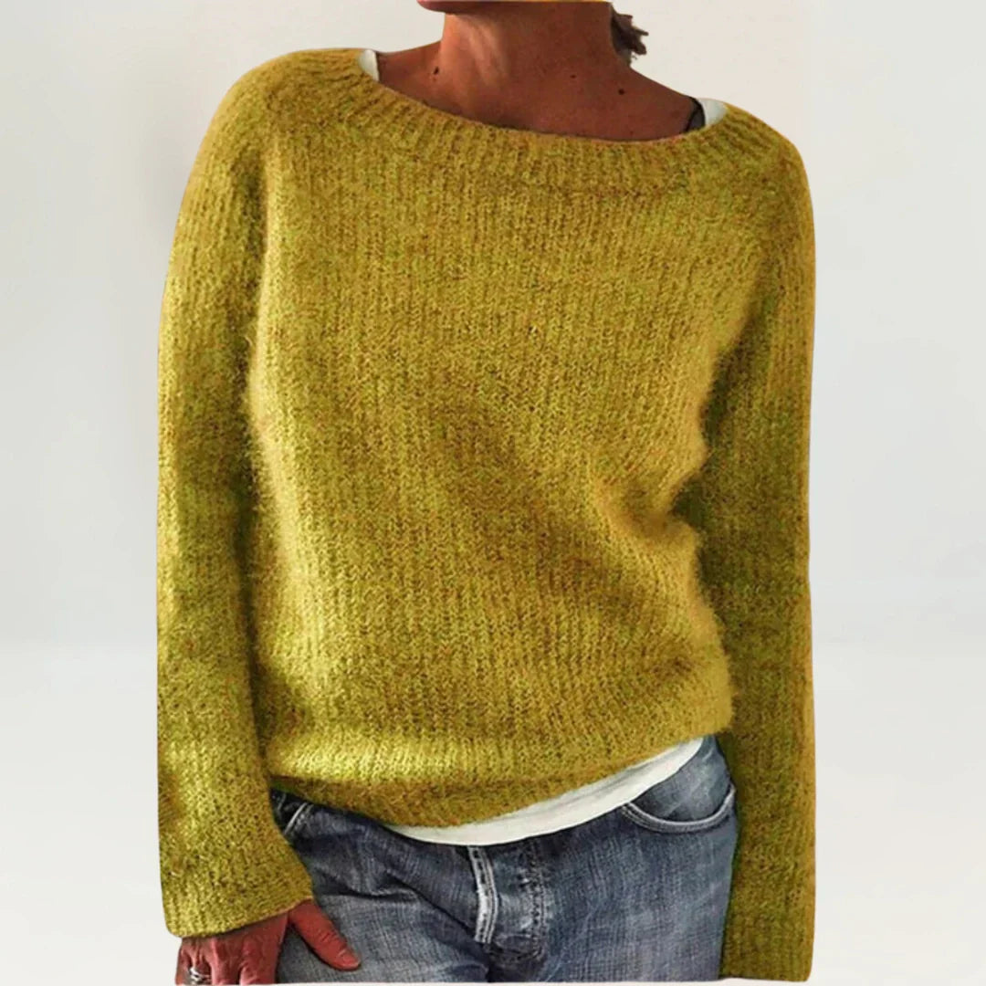Sophie | Yellow Cozy Sweater