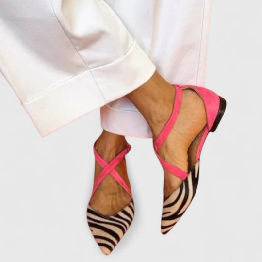 Addison | Stylish Strapped Ballerina Flats