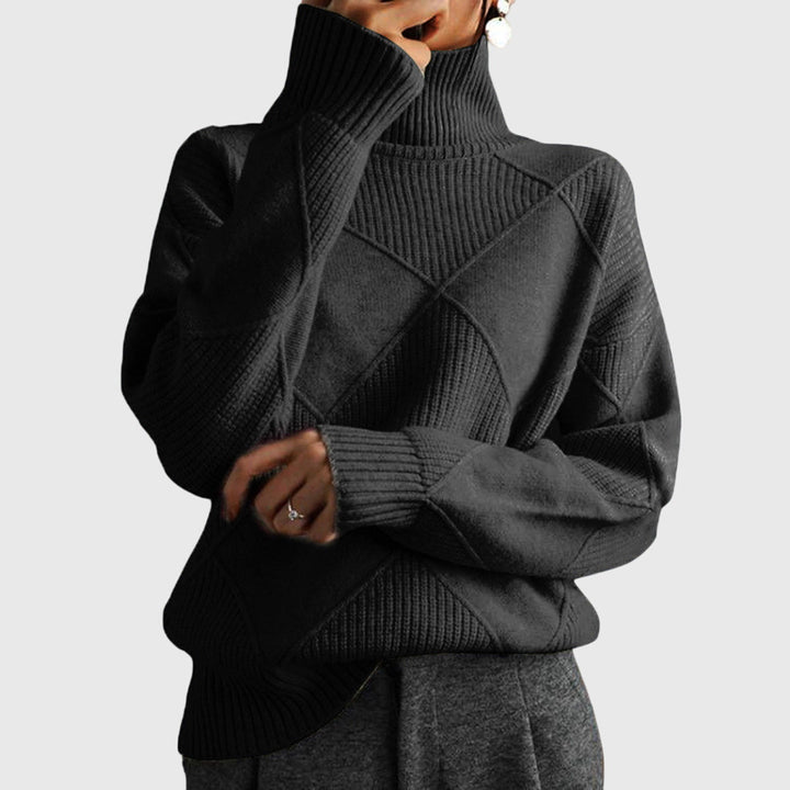 Angela™ Turtleneck Knit Sweater