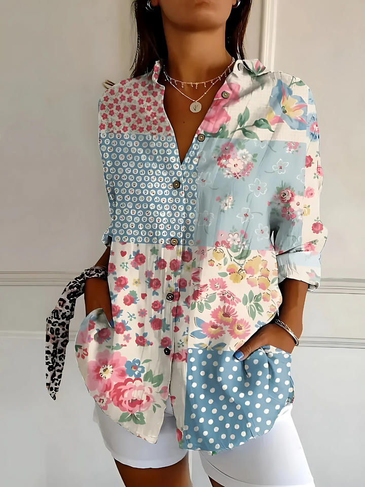 Viana | Blooming Wave Blouse