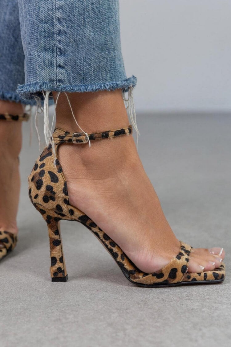 April | Leopard-Patterned High Heels