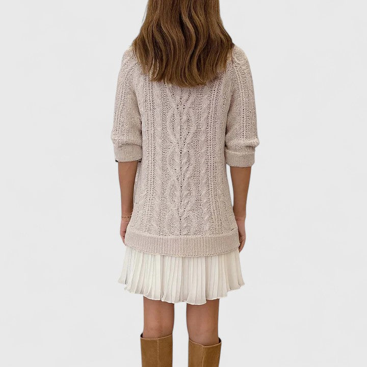 Elora - Sophisticated Sweater Dress