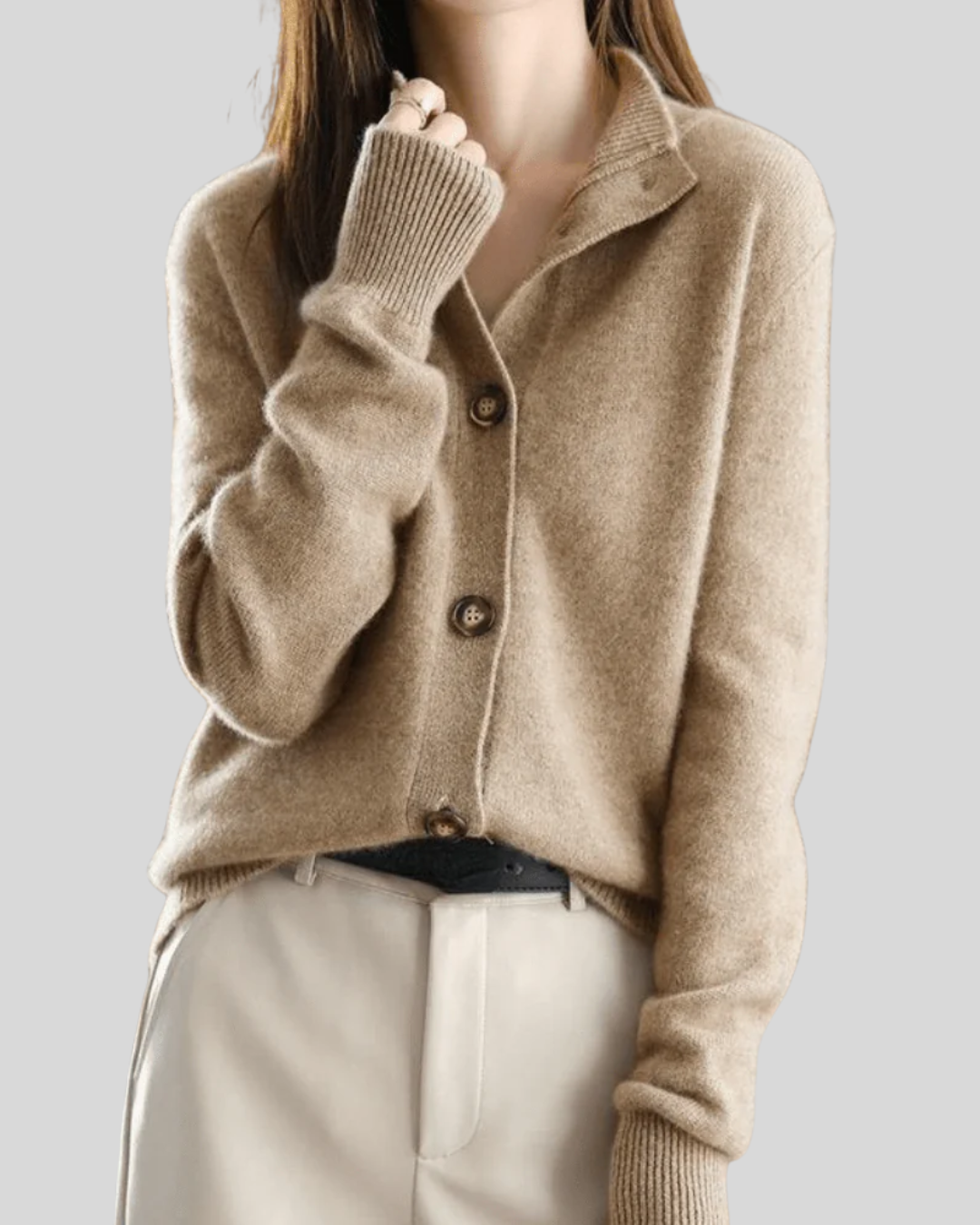 Claire | Vintage-Inspired Cashmere Cardigan