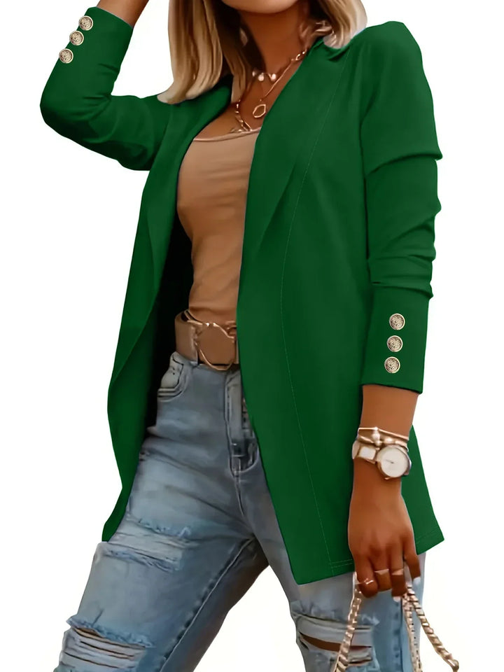 Emma | Chic Open Front Jacket