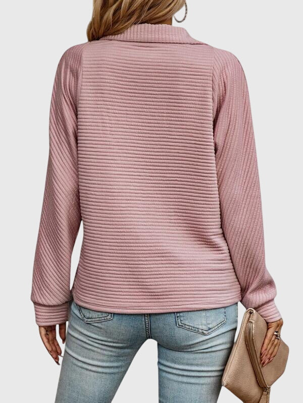 Molly | Chic Half-Zip Sweater