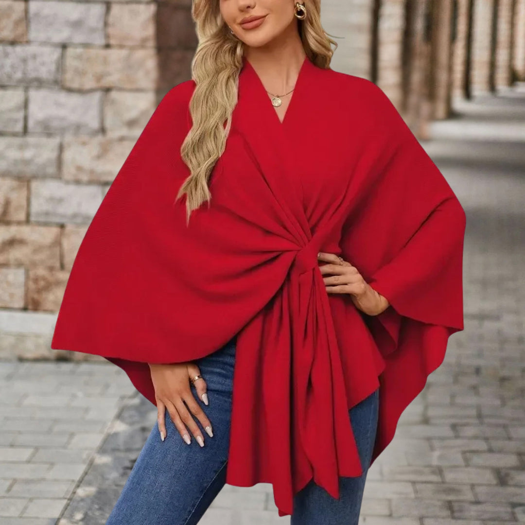 Beatrice | Elegant Poncho Sweater