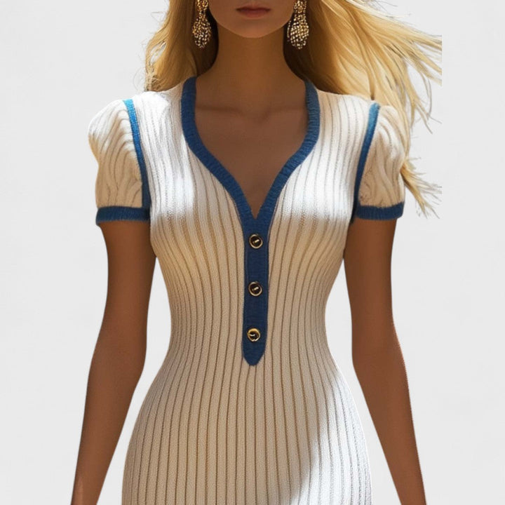 Ellena - Elegant midi dress with mermaid skirt