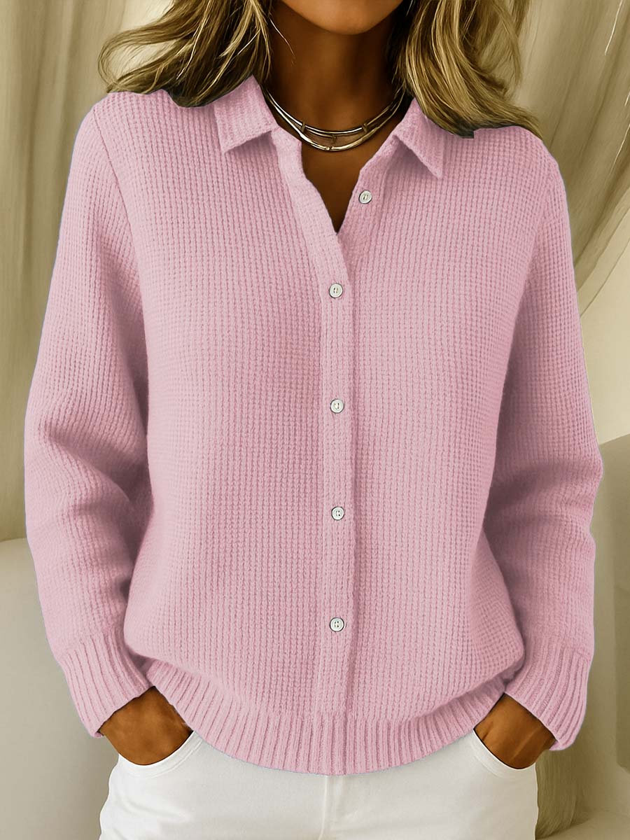 Eliza | Classic Knit Button Cardigan