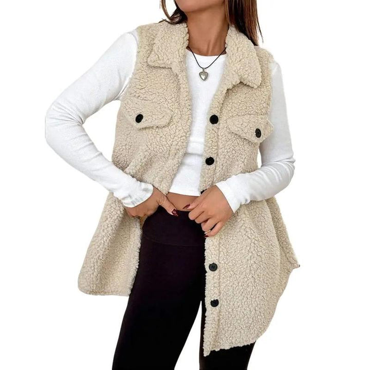 Gemma | Warm Button-Front Gilet