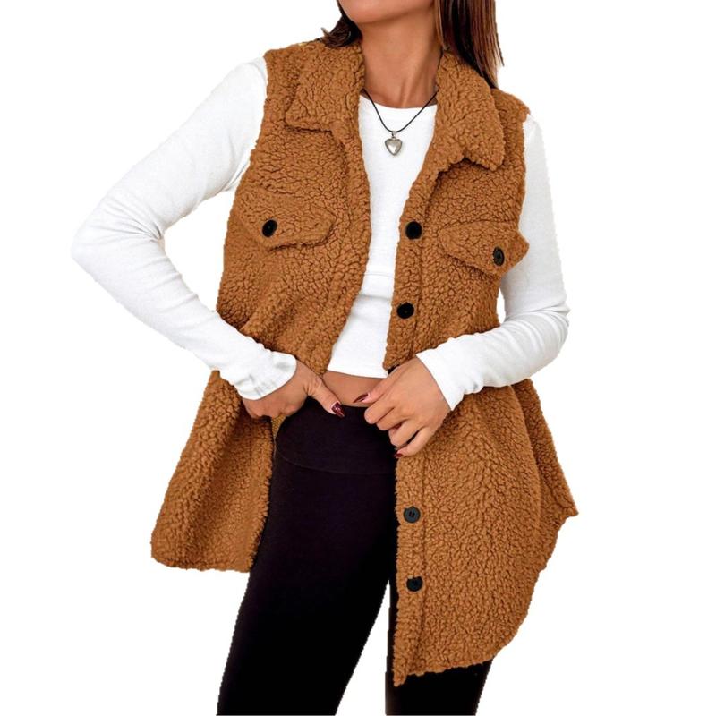 Gemma | Warm Button-Front Gilet