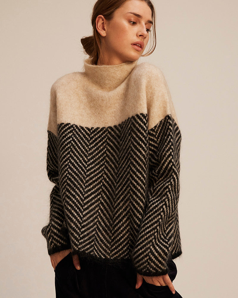 Norah | Cozy Cotton Turtleneck Knit