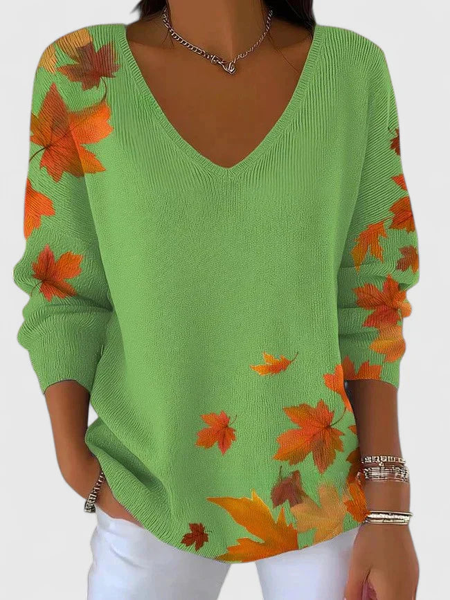 Sera™ | Chic V-Neck Sweater