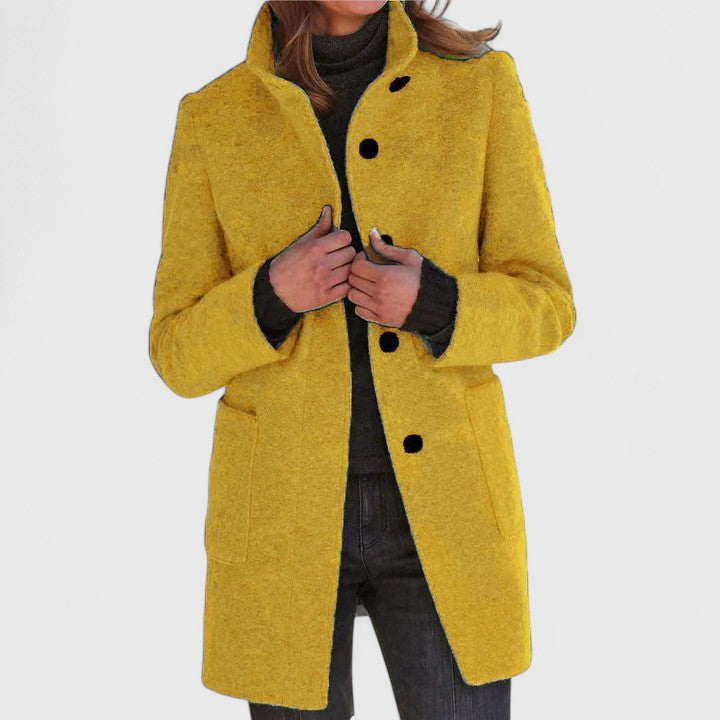 Elena | Classic Wool Blend Coat