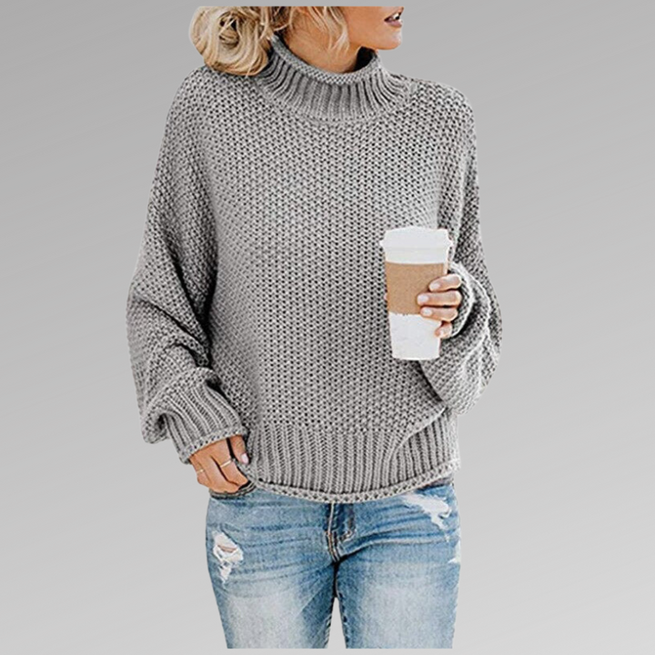 Olivia | High-Collared Sweater