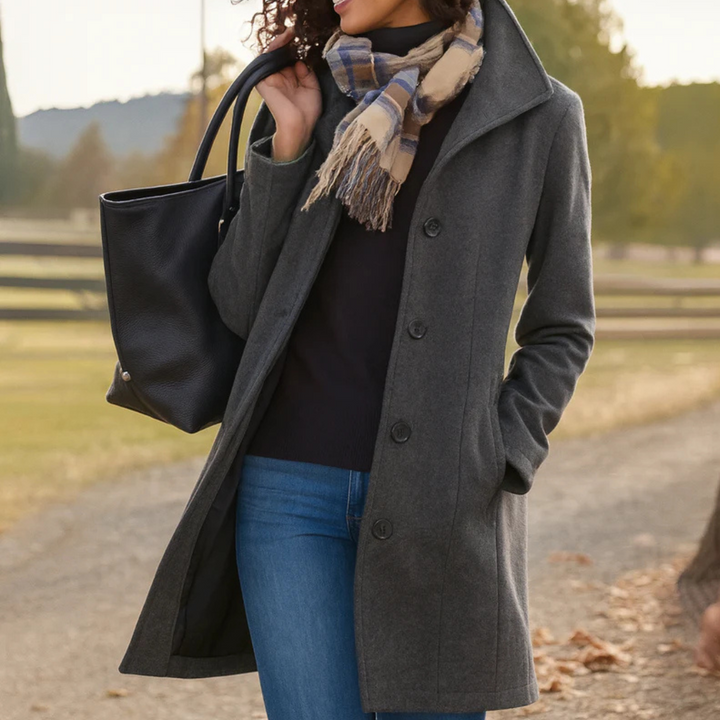 Aurora | Classic Single-Breasted Coat