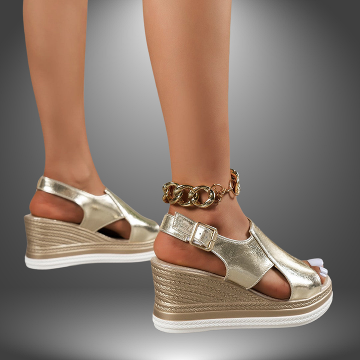 Bonnie | Wedge Platform Sandals
