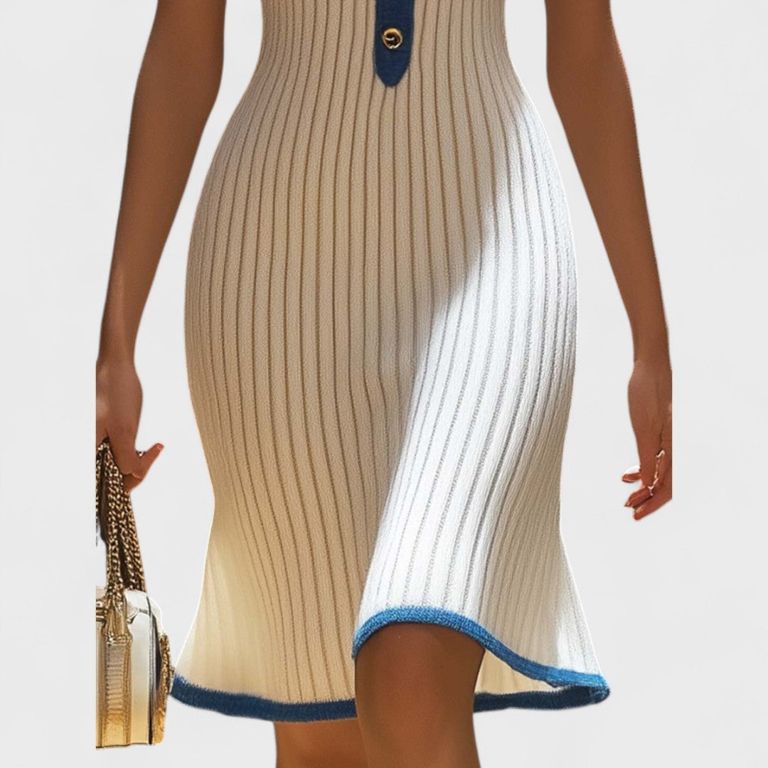 Ellena - Elegant midi dress with mermaid skirt