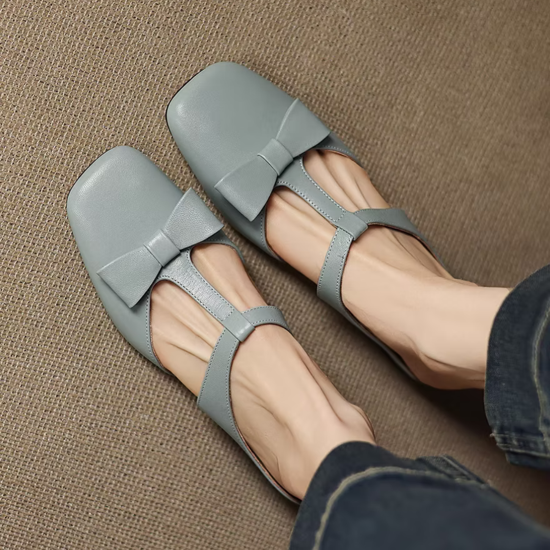 Annie | Cozy Square Toe Slippers
