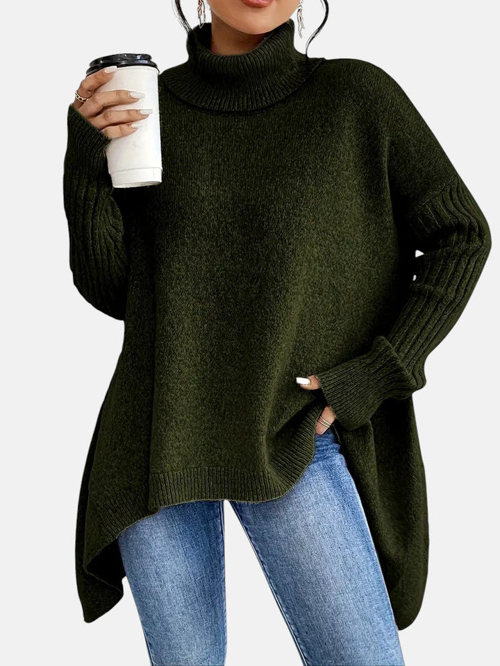 BRIGITTE – Extended Turtleneck Sweater