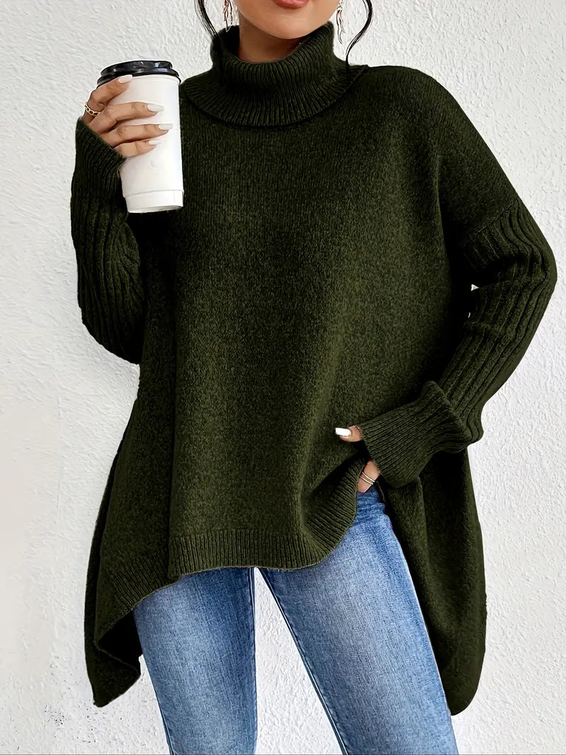 Mila | High Neck Sweater with Loose Fit