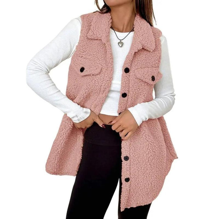 Gemma | Warm Button-Front Gilet
