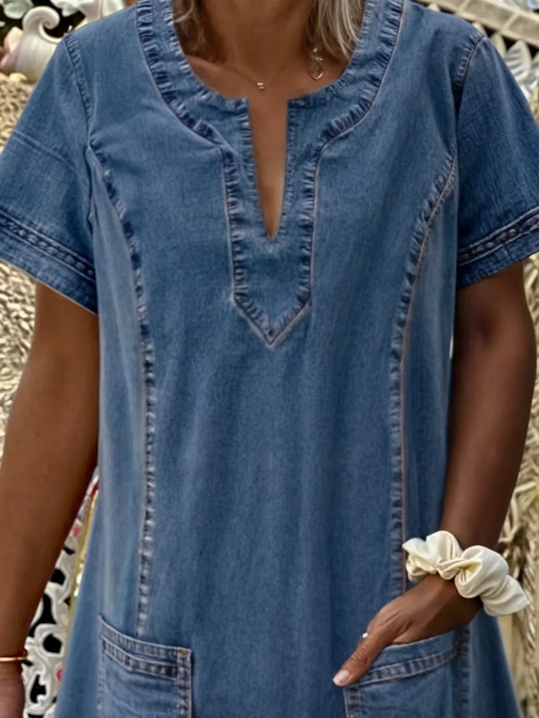 Emma | Soft Denim Dress