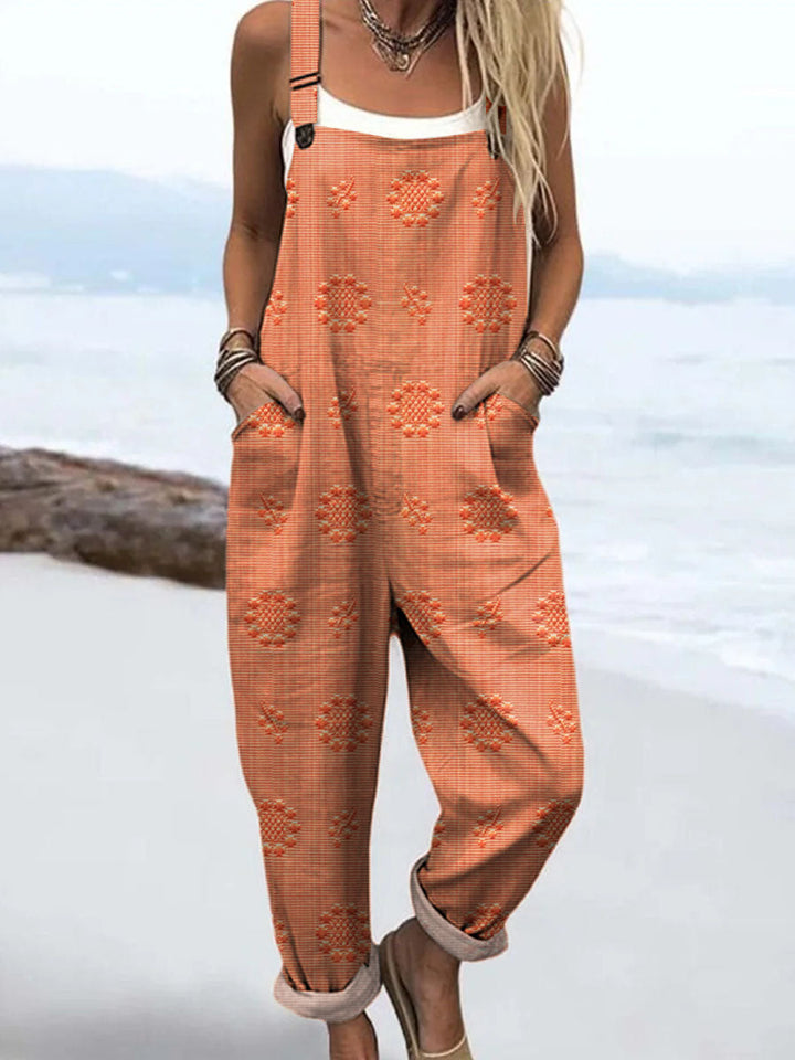 Freja | Easygoing Patterned Jumpsuit