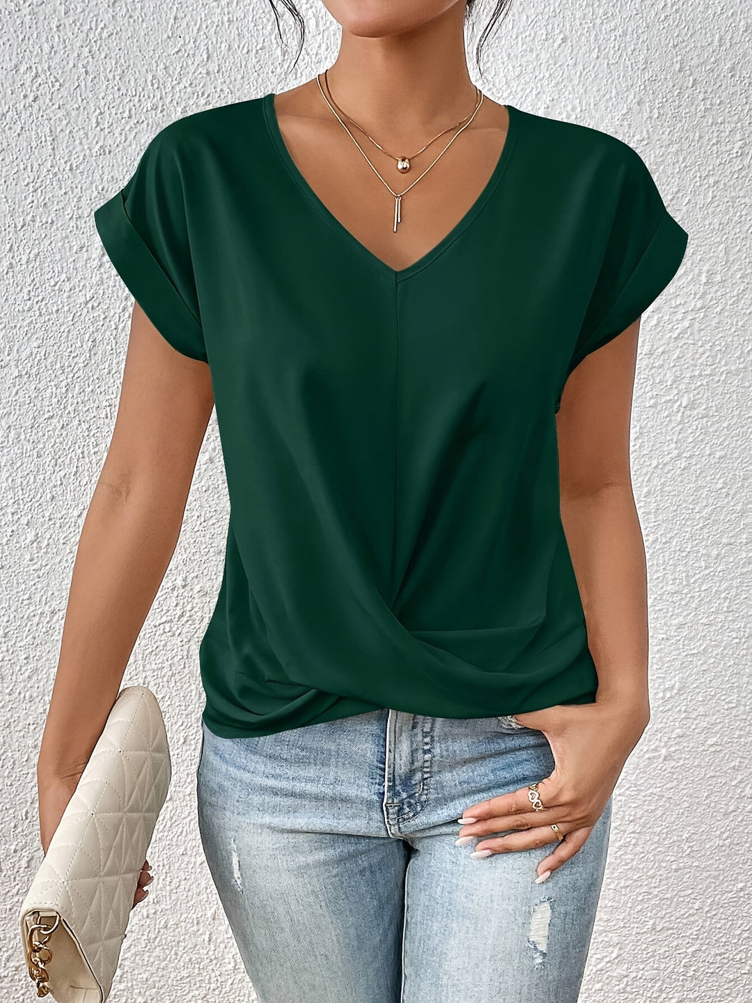 Sophia | Casual T-Shirt with V-Neck